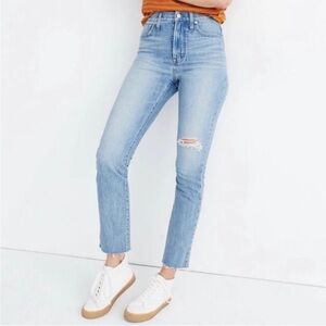 Madewell Sz 27 The Perfect Vintage Jean Rosabelle Wash Comfort Stretch AJ190